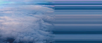 Die Wolkendecke der Erde aus dem All betrachtet.