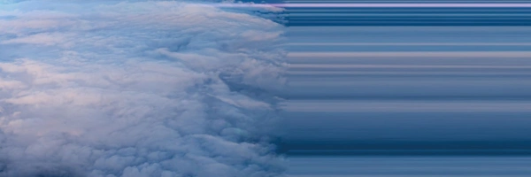 Die Wolkendecke der Erde aus dem All betrachtet.