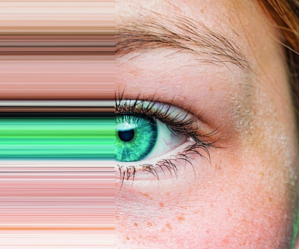 Auge in Nahaufnahme