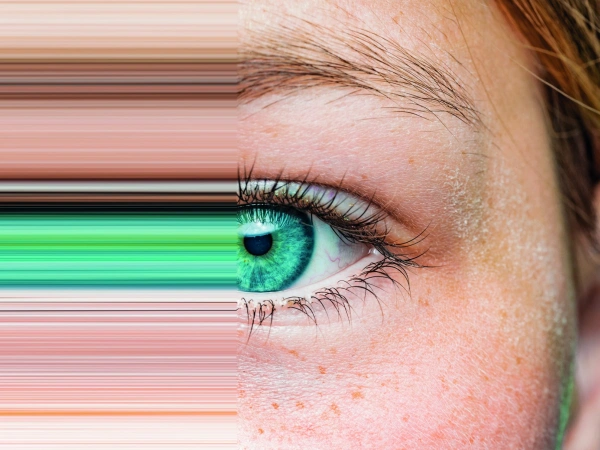 Auge in Nahaufnahme
