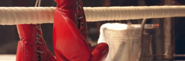 Kontrafaktisch. Boxhandschuhe im Ring
