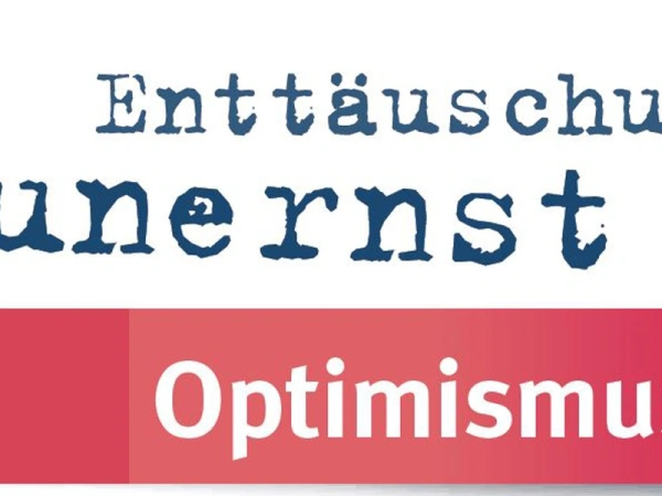 Optimismus. Aus: Widerstand und Ergebung. Banner zu Dietrich Bonhoeffers Zitat