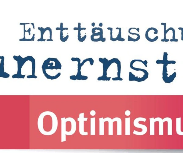 Optimismus. Aus: Widerstand und Ergebung. Banner zu Dietrich Bonhoeffers Zitat