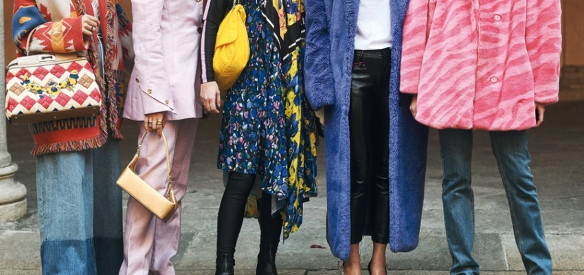 Verschiedene, ausgefallene Outfits