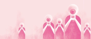 Stilierte Handynutzer - Illustration