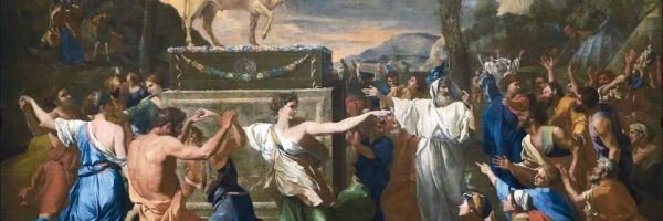 Nicolas Poussin, Die Anbetung des Goldenen Kalbes, 1633-34