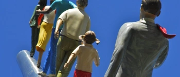 Auf der Leitung. Wie mich meine Geschwister das leiten lehren.  Bild zum Artikel.