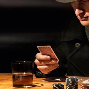 Bild eines Pokerspielers