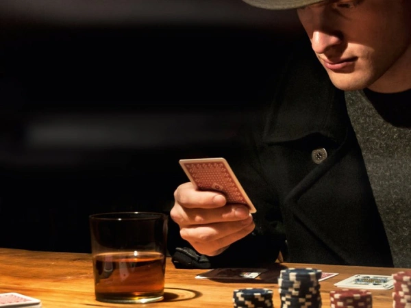 Bild eines Pokerspielers