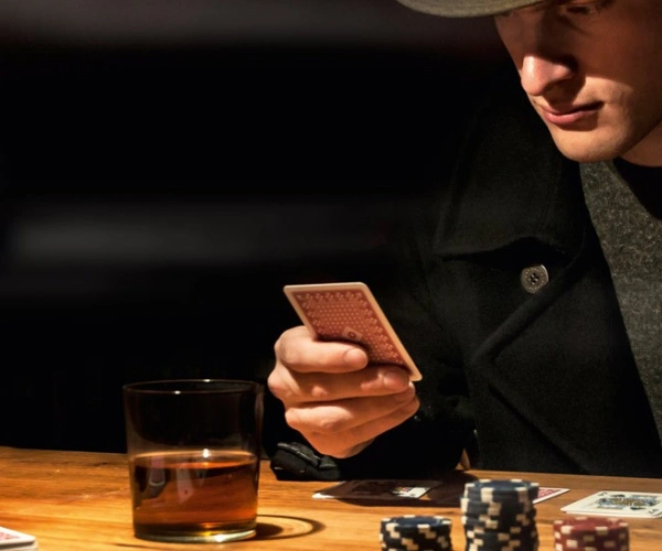 Bild eines Pokerspielers