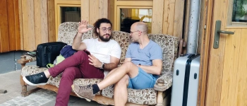 Im Gespräch während der Libanon-Deutschland-Begegnung