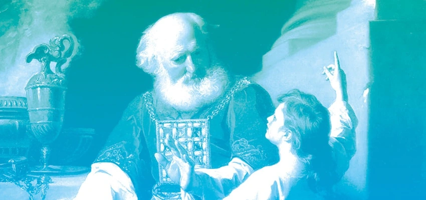 Samuel und Eli im Gespräch