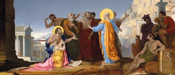 Ölgemälde: St. Paul Preaching on the Areopagus von Leonard Porter