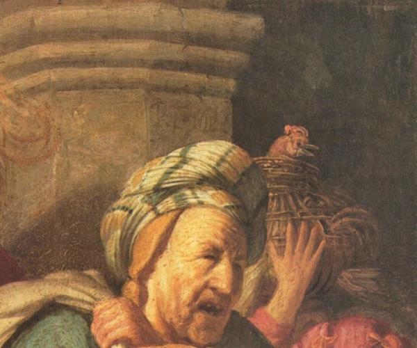 Gemälde - Jesus bei der Reinigung des Tempels