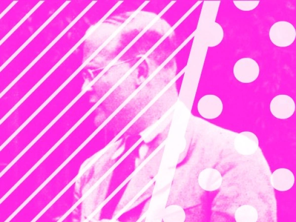 Wahrhaftig Leben. Dietrich Bonhoeffer – ein Nachfolge-Christ. Foto von Dietrich Bonhoeffer im Pinkton.