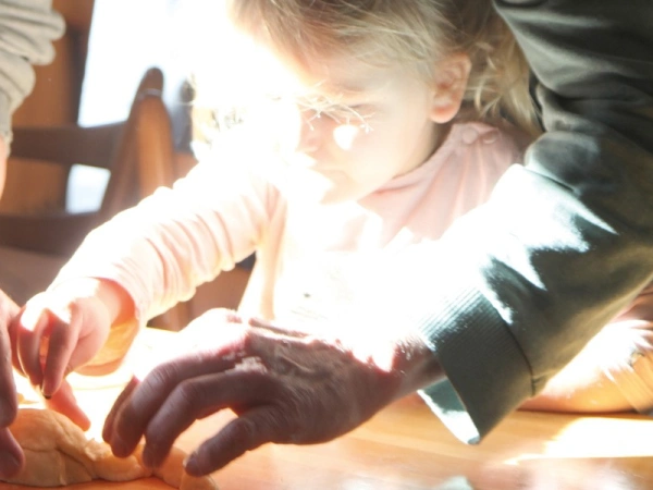 Zusammengebacken