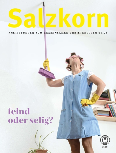 feind oder selig? Titelbild des Salzkorn 1/2026