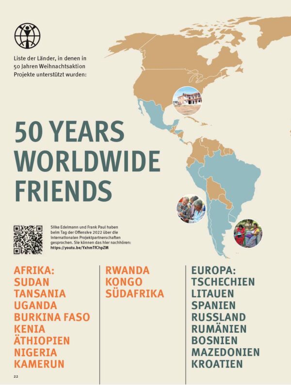Artikel "50 Years Worldwide friends" des OJC-Salzkorn 2022, Magazin 3